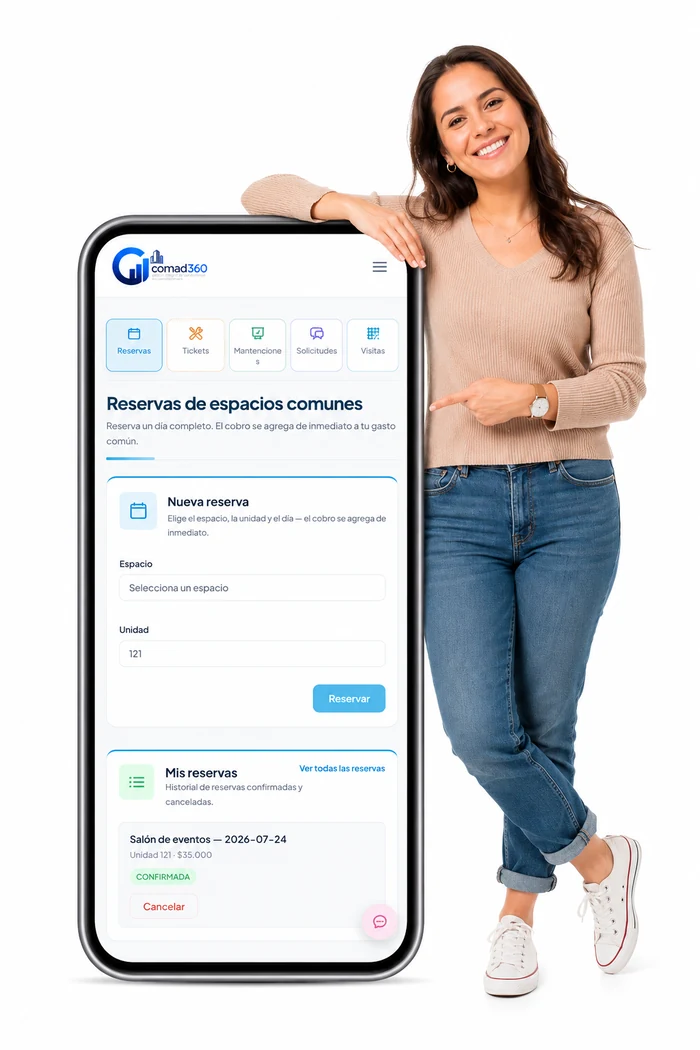 App de Comad360 para residentes