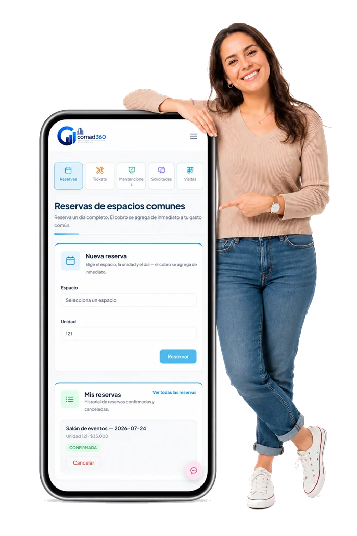 App de Comad360 para residentes